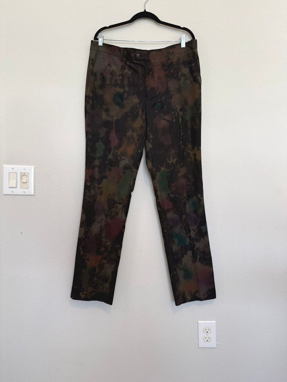 Men's  Tie-Dye Pattern Casual Pants